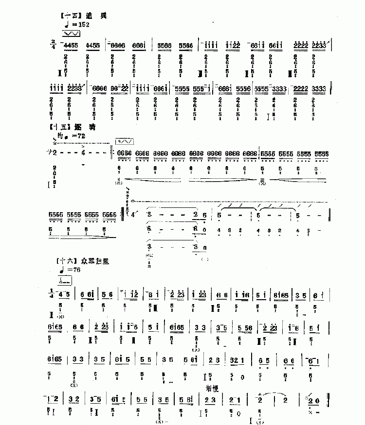 霸王卸甲 民乐类 琵琶