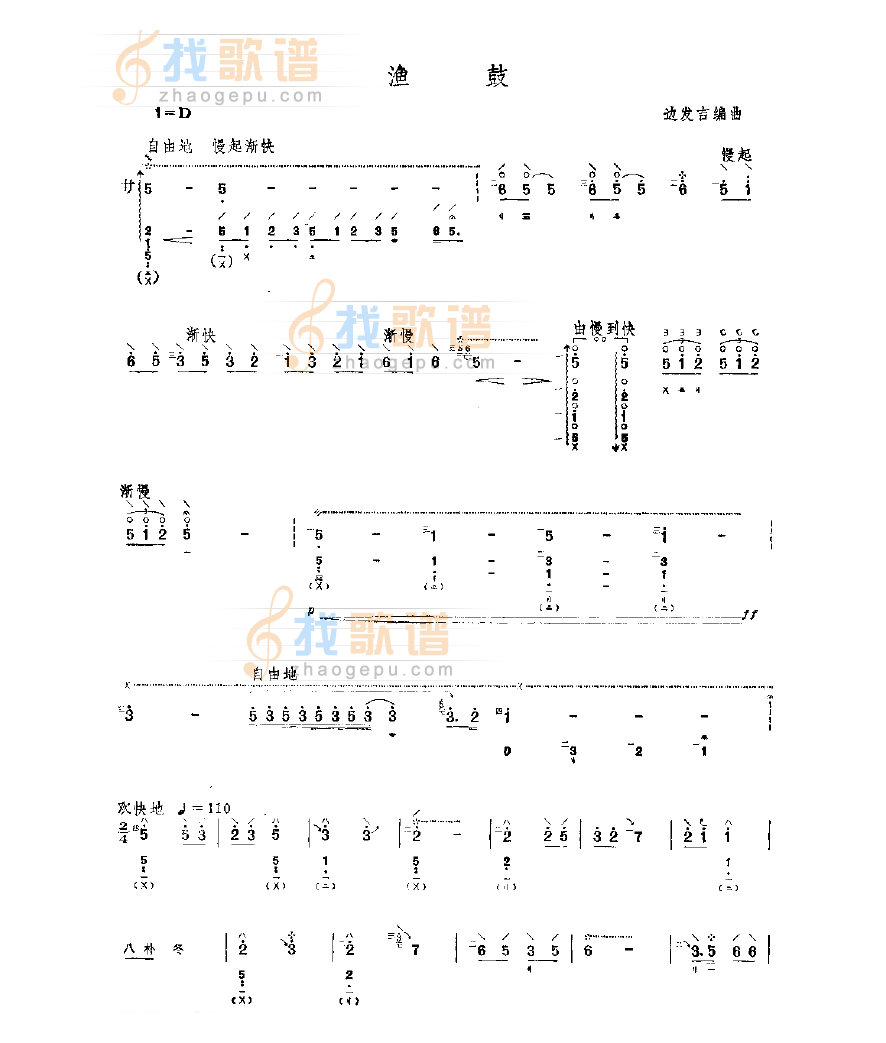 渔鼓 民乐类 琵琶