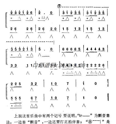 口琴节奏化助奏法3