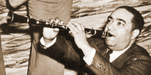 Jimmie Noone在演奏他的塞尔曼改进型单簧管