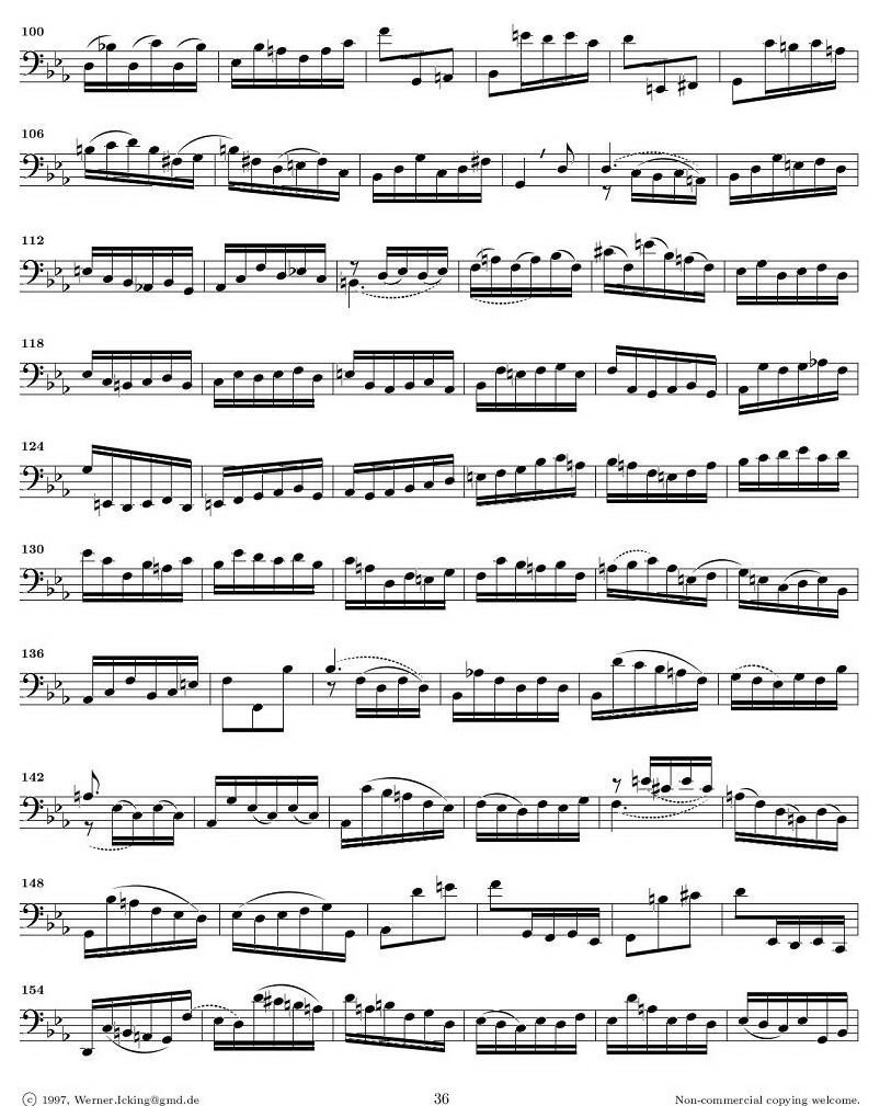 巴赫无伴奏大提琴练习曲之五P3