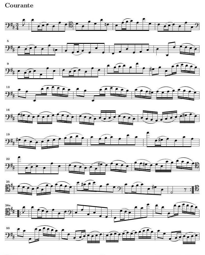 巴赫无伴奏大提琴练习曲之六P5
