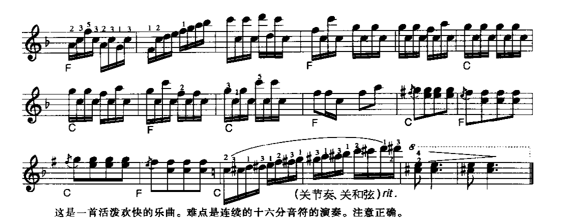 电子琴乐曲谱《小司机》五线谱3