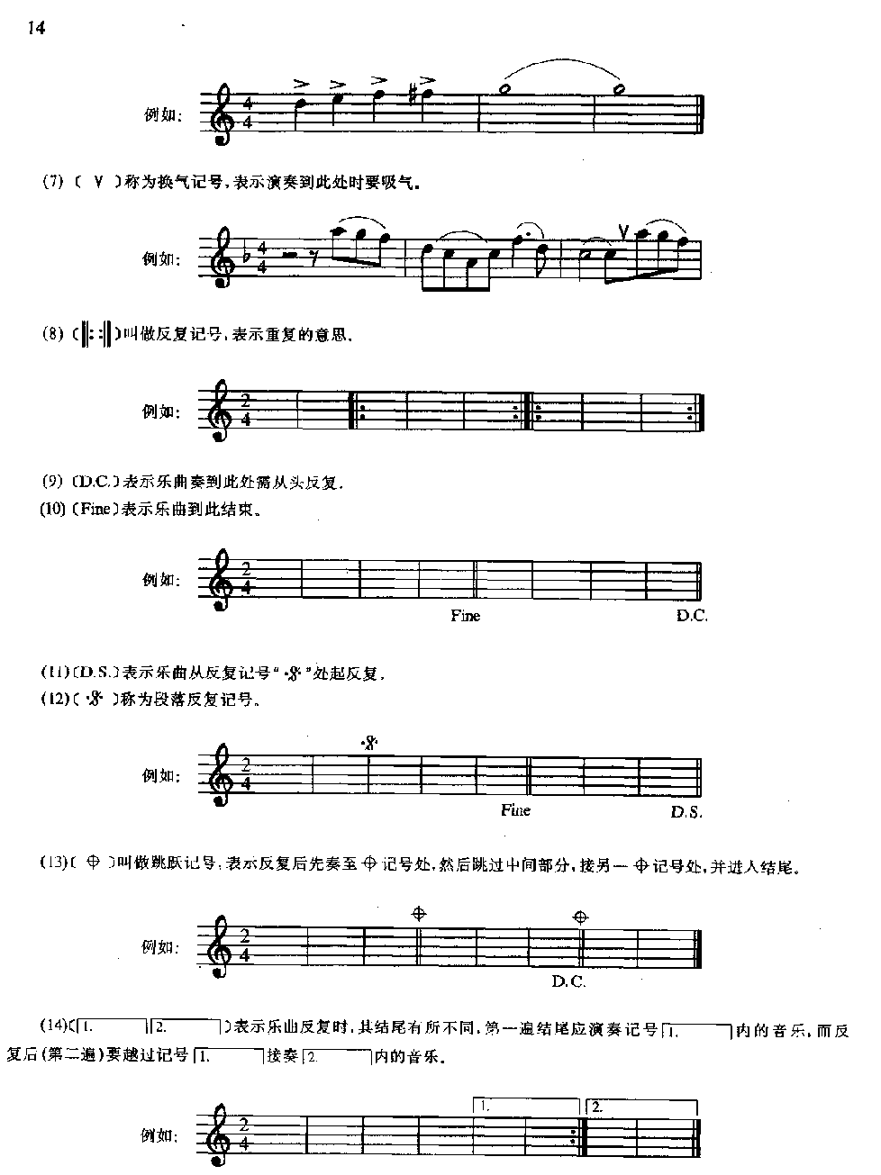 单簧管音乐基础知识