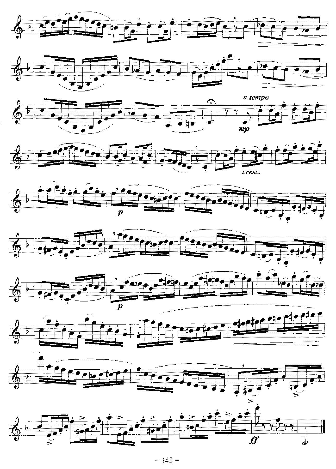 单簧管旋律性练习曲(1-53)