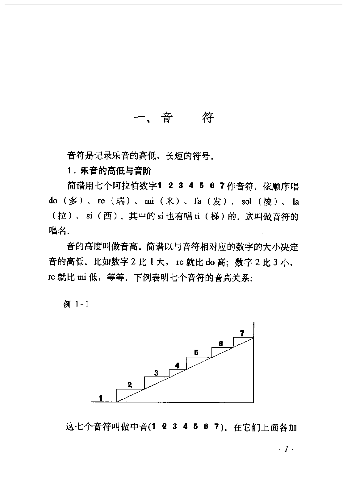 音符《乐音的高低与音阶》