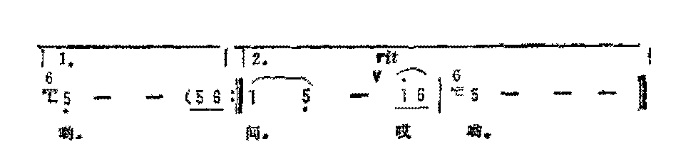 抒情歌曲简谱《北国君子兰》