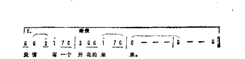 影视歌曲简谱《杜鹃花开》