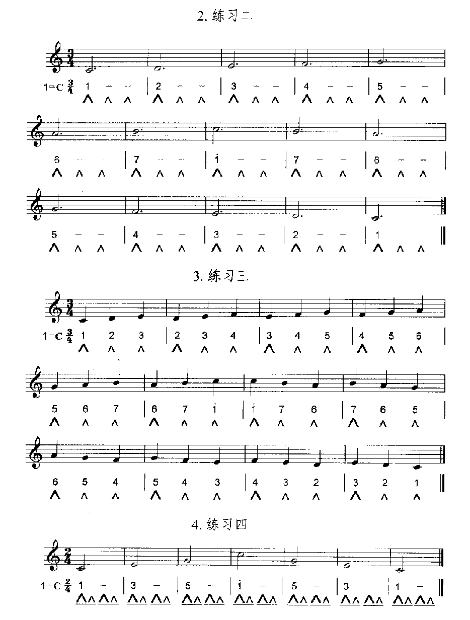 大小伴奏练习曲