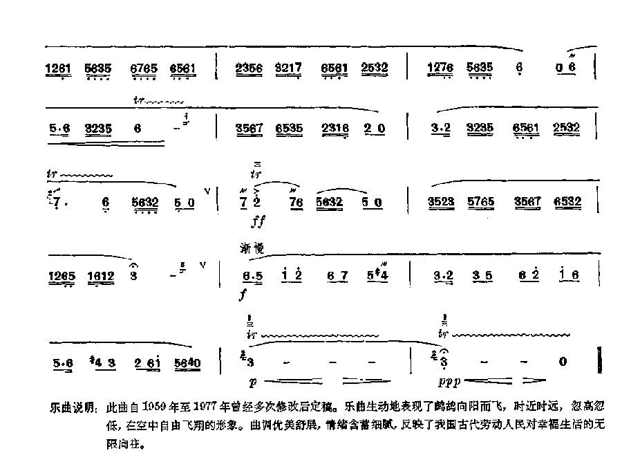 笛子独奏曲《鹧鸪飞》湖南民间乐曲