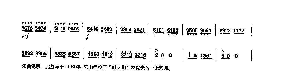 笛子独奏曲《到农村去》蔡敬民/曲