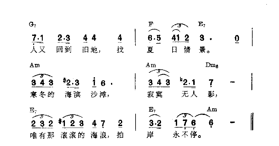 吉他伴奏日本流行歌曲《夏日的回忆》铃木道明词曲