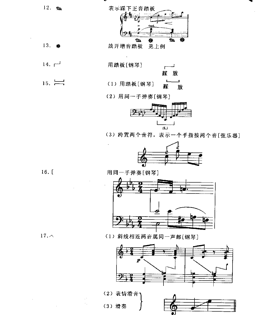 五线谱各种记号教程《演奏演唱记号》