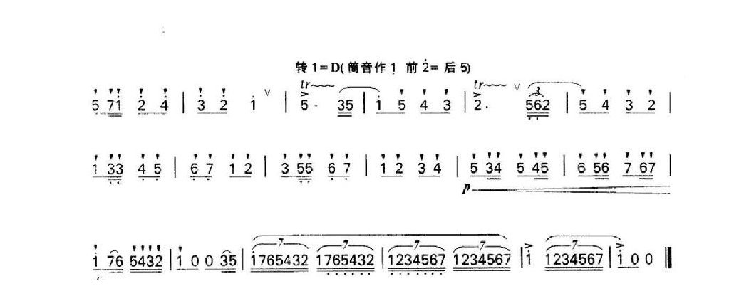 笛子名曲[红领巾列车奔向北京&曲祥编曲]