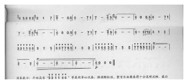 简单易学的竹笛独奏曲《棋子》杨明煌 曲