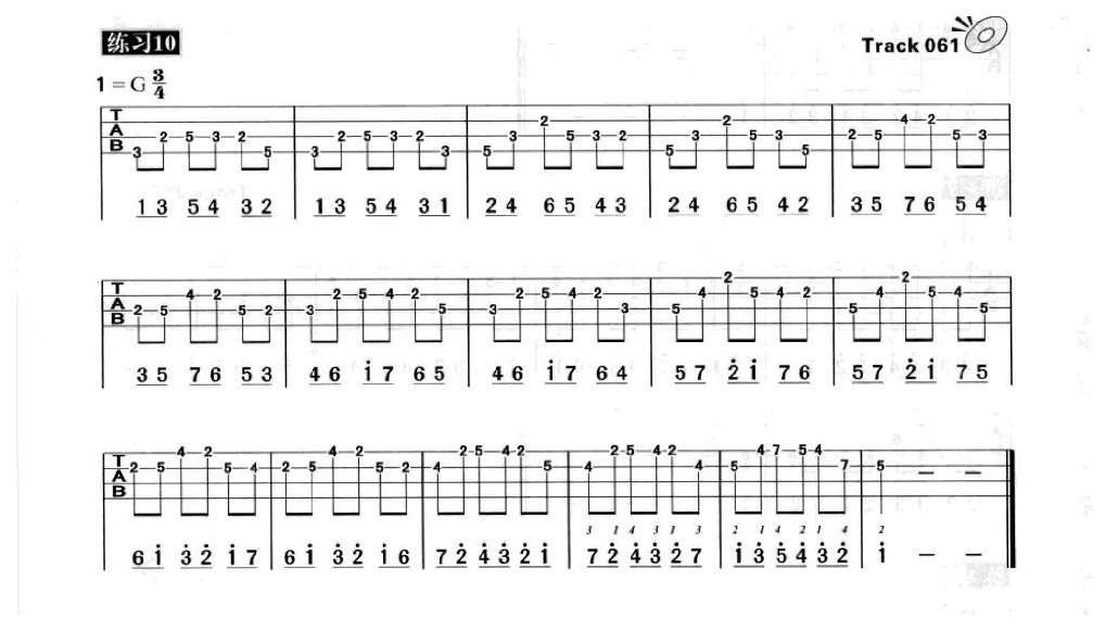 电贝司其他各音阶 各调音阶的推算方法