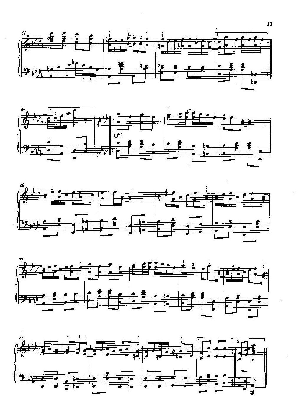 雷格泰姆钢琴乐谱《枫叶雷格》雷格泰姆之王斯科特·乔普林