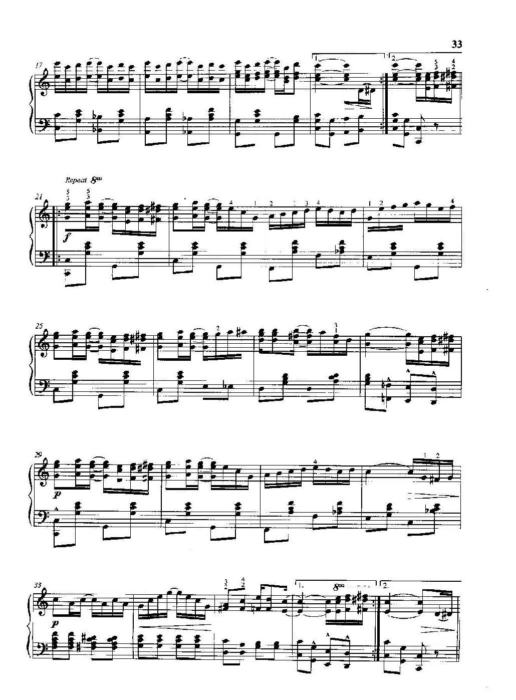 雷格泰姆钢琴乐谱《演艺人》雷格泰姆之王斯科特·乔普林