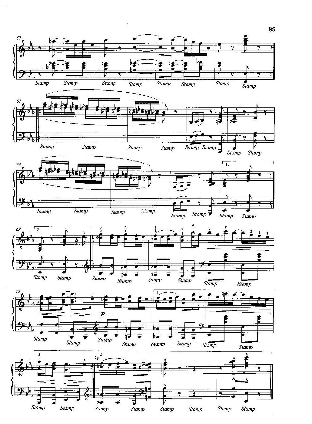 雷格泰姆钢琴乐谱《雷格泰姆之舞》雷格泰姆之王斯科特·乔普林