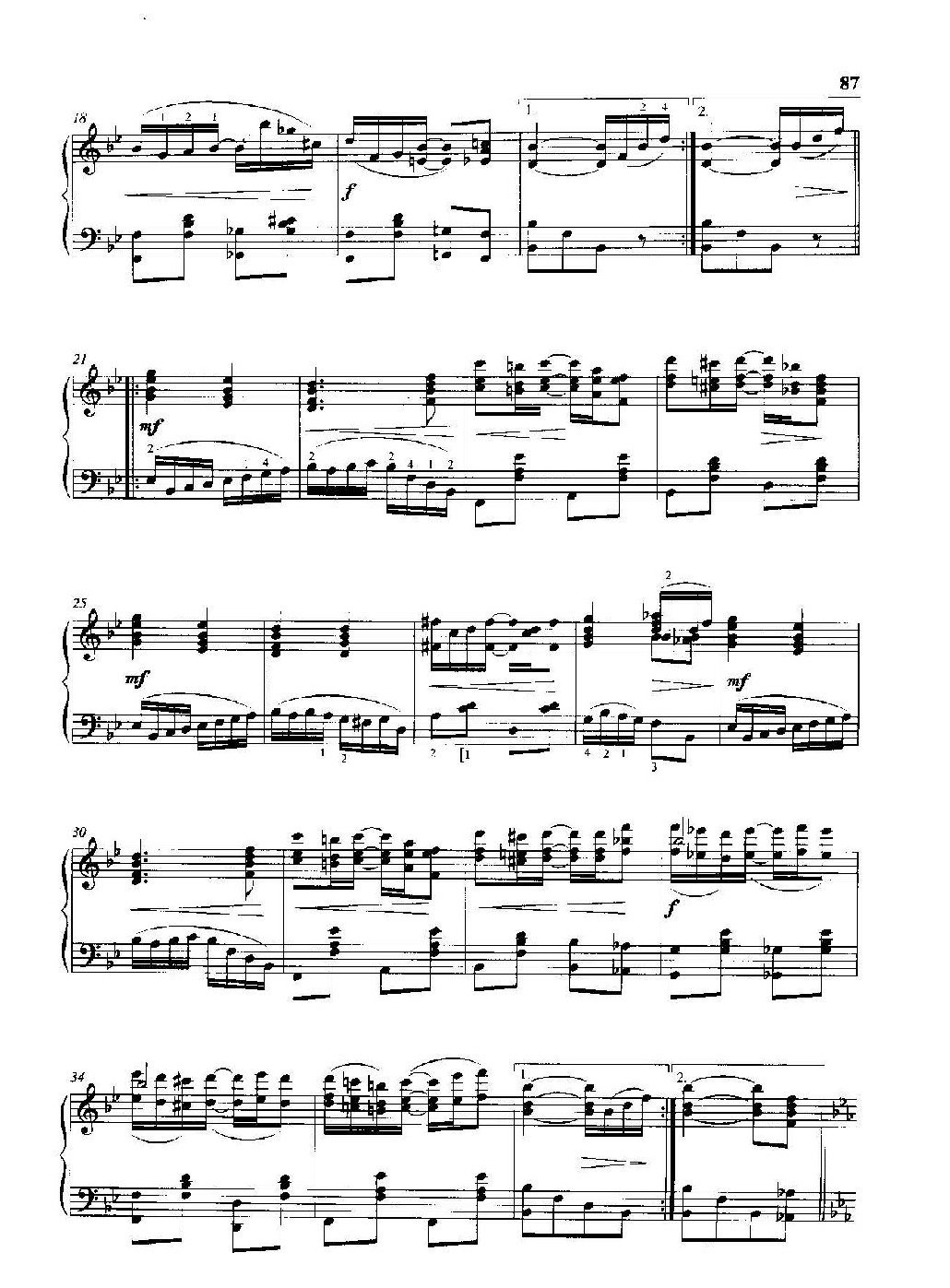 雷格泰姆钢琴乐谱《举世无双》雷格泰姆之王斯科特·乔普林