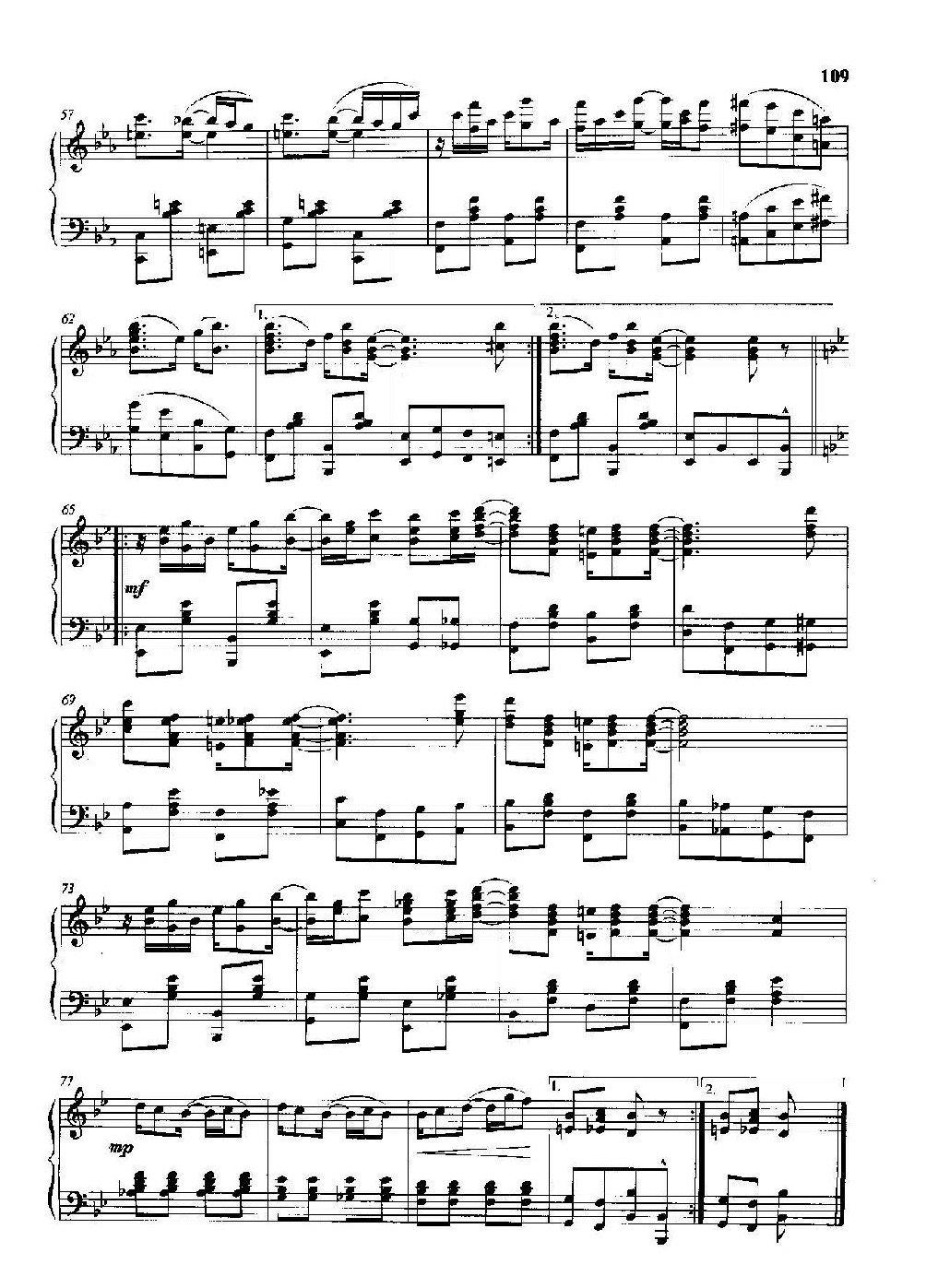 雷格泰姆钢琴乐谱《甘蔗》雷格泰姆之王斯科特·乔普林