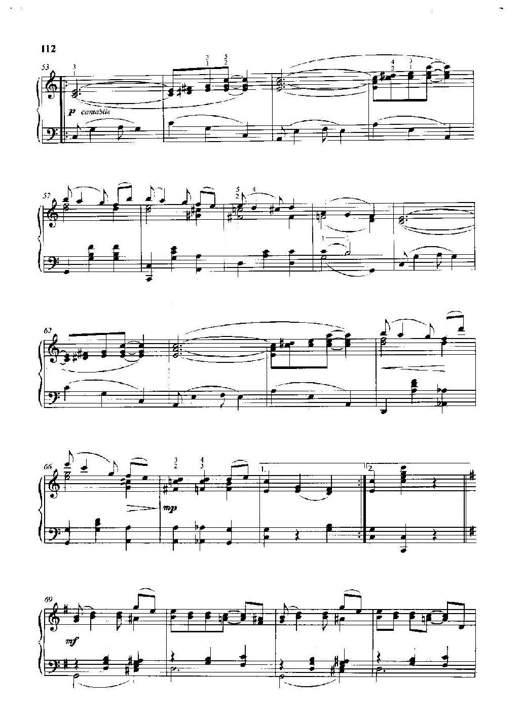 雷格泰姆钢琴乐谱《欢悦时光》雷格泰姆之王斯科特·乔普林