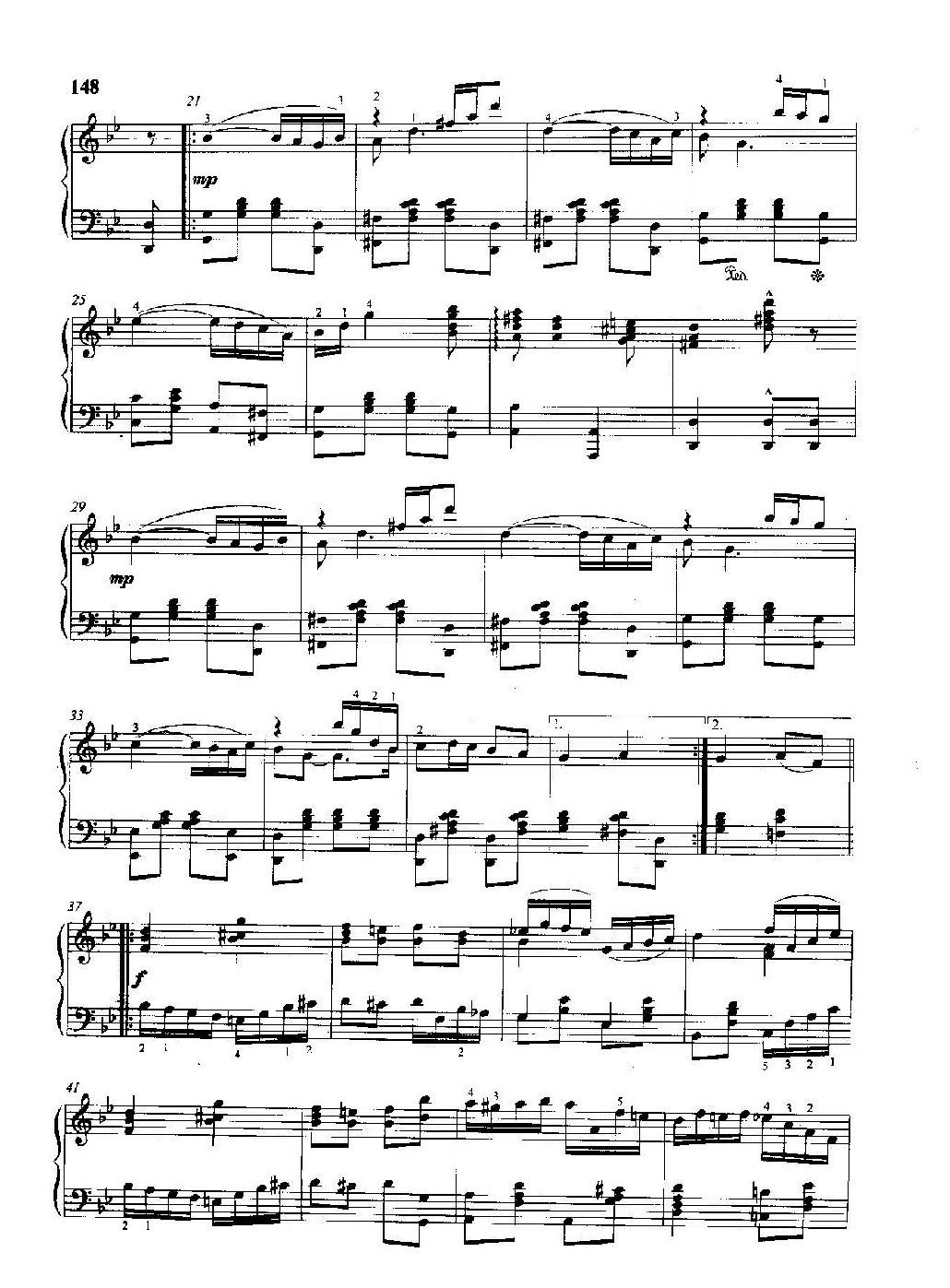雷格泰姆钢琴乐谱《沉思雷格》雷格泰姆之王斯科特·乔普林