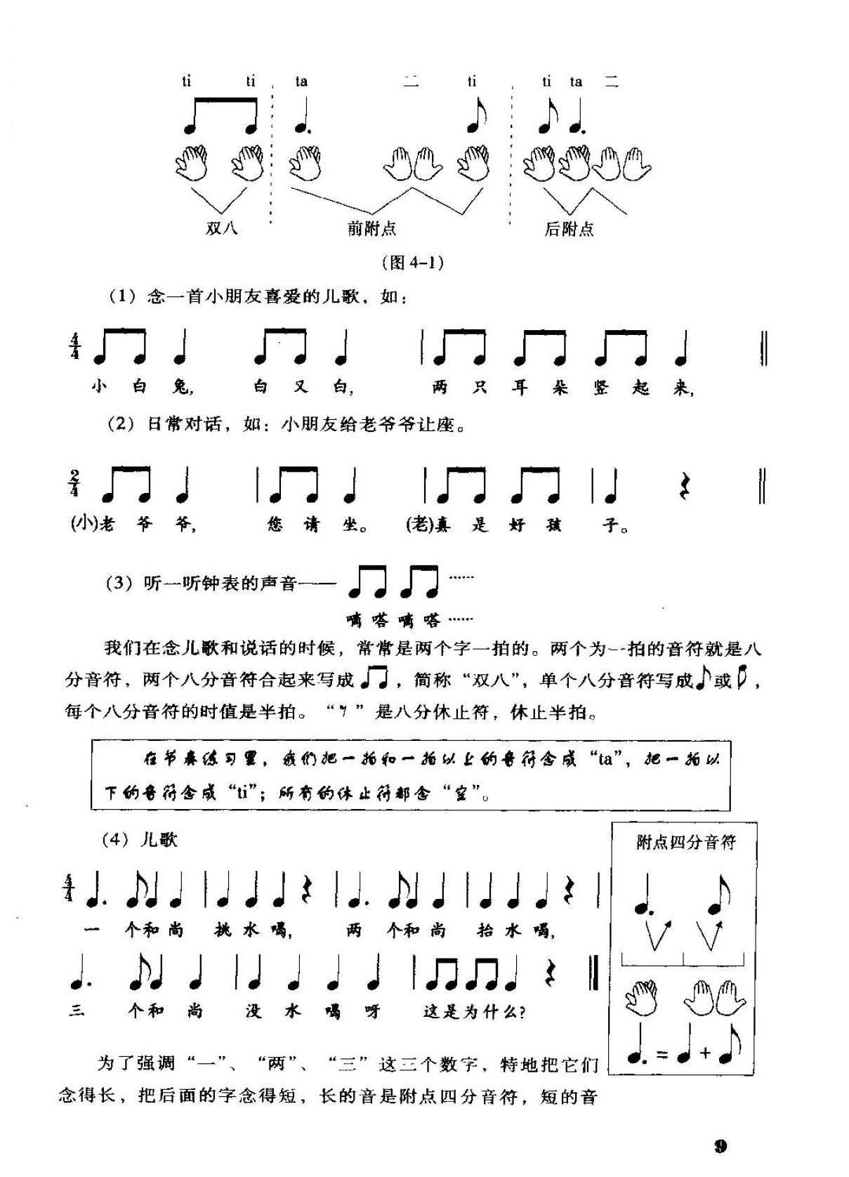 电子琴基础教学_音符