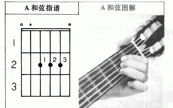 吉他左手技巧_吉他和弦指法标记图文教学