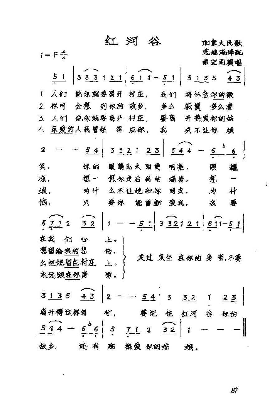 红河谷&索宝莉个人照片简介