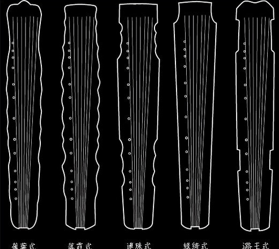 中国古琴样式及分类简介
