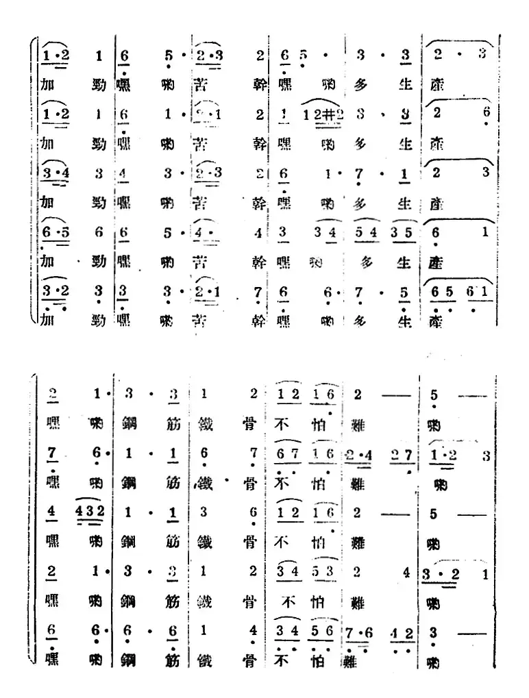 生产大合唱（完整本）