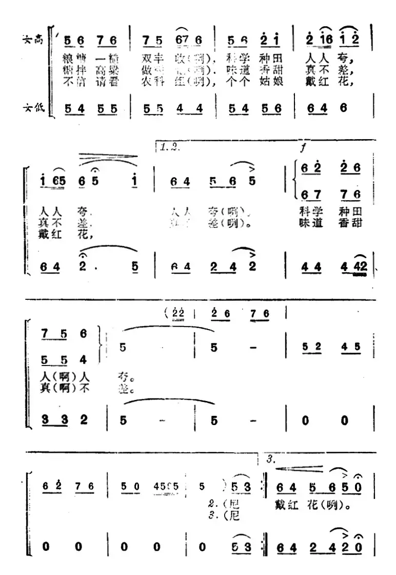 科学种田人人夸