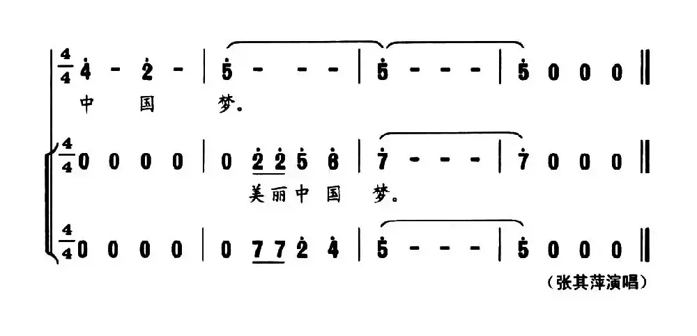 美丽中国梦（李朝润词 吴小平曲、独唱+伴唱）