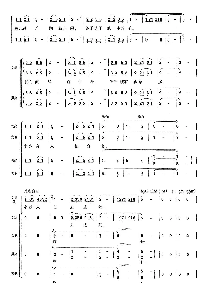 放下三棒鼓，扛起红缨枪（歌剧《洪湖赤卫队》选曲）