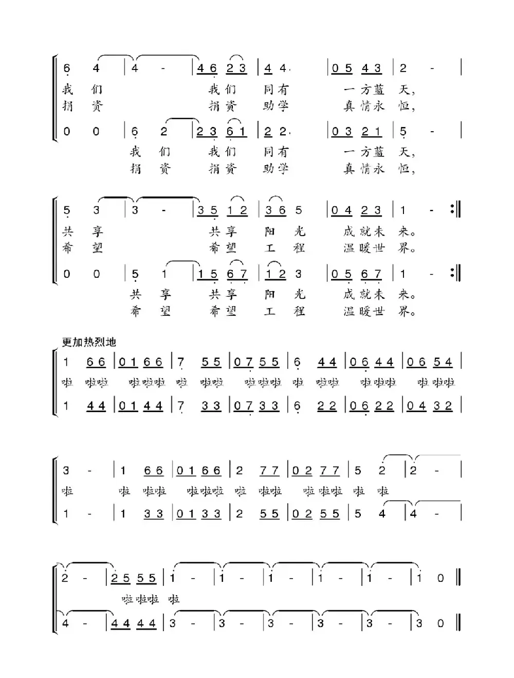 把阳光洒满讲台（丁恩昌词 孙绰曲）