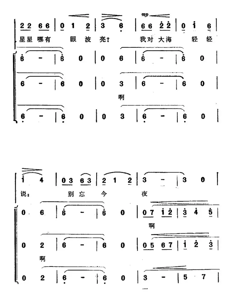 沙滩上 （《海上生明月》音乐故事片歌曲）