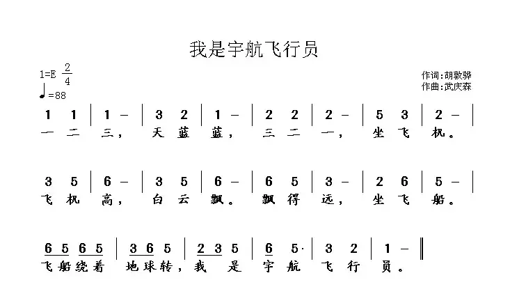 我是宇航飞行员