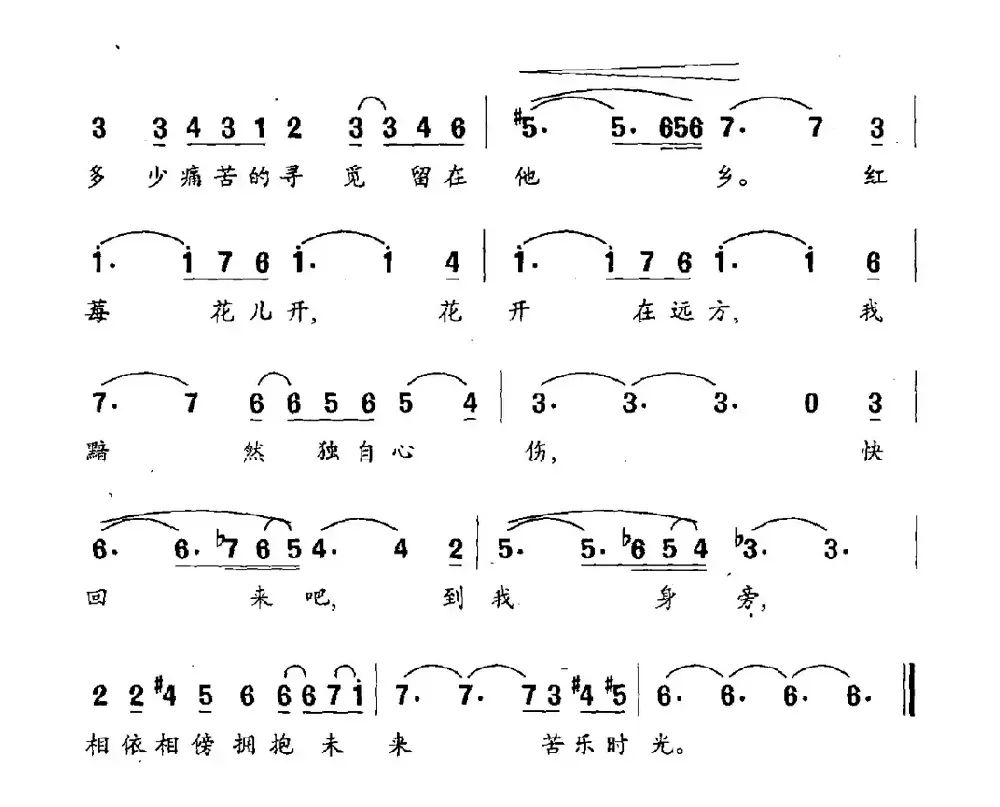 远方的红莓花（电视剧《爱在莫斯科》主题曲）