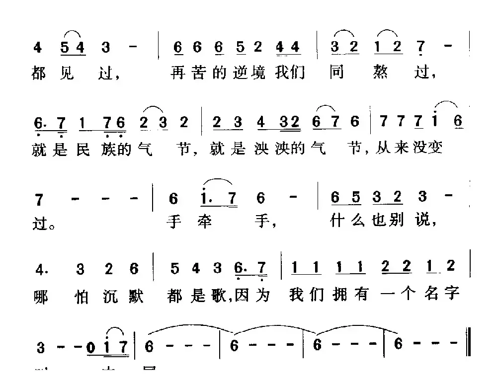 我们拥有一个名字叫——中国