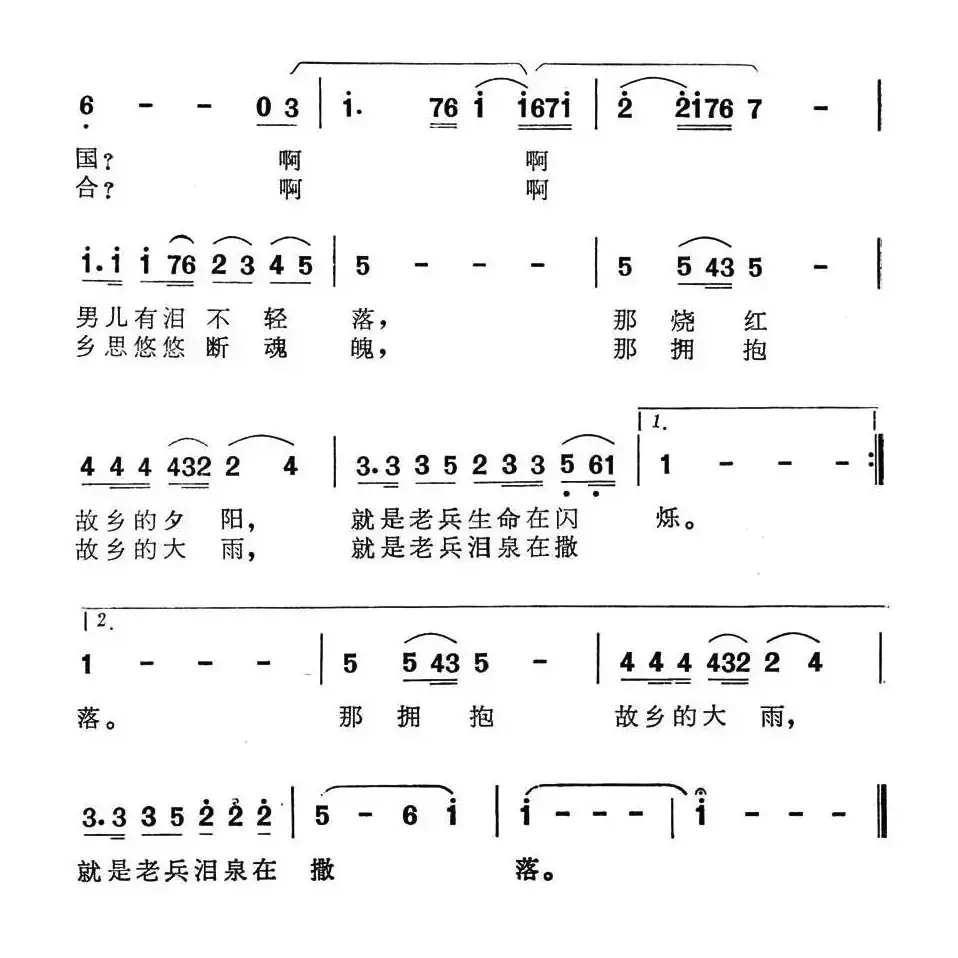 老兵的泪