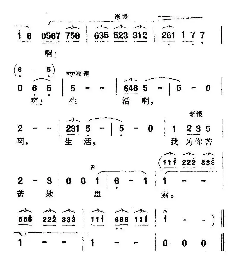 风萧瑟（歌剧《伤逝》选曲）