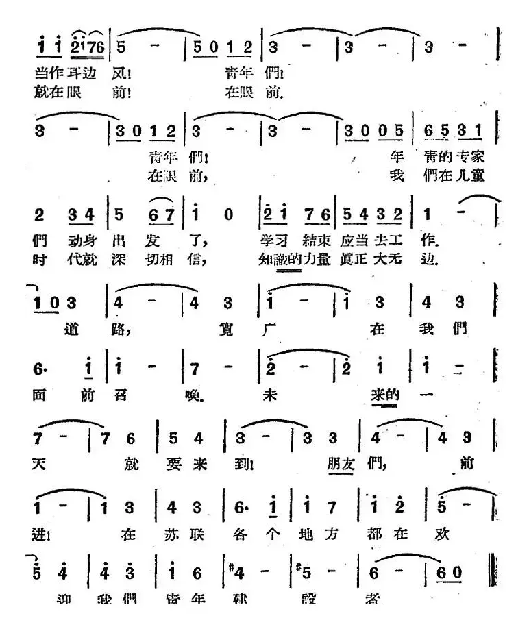 [前苏联]大学生同路者之歌