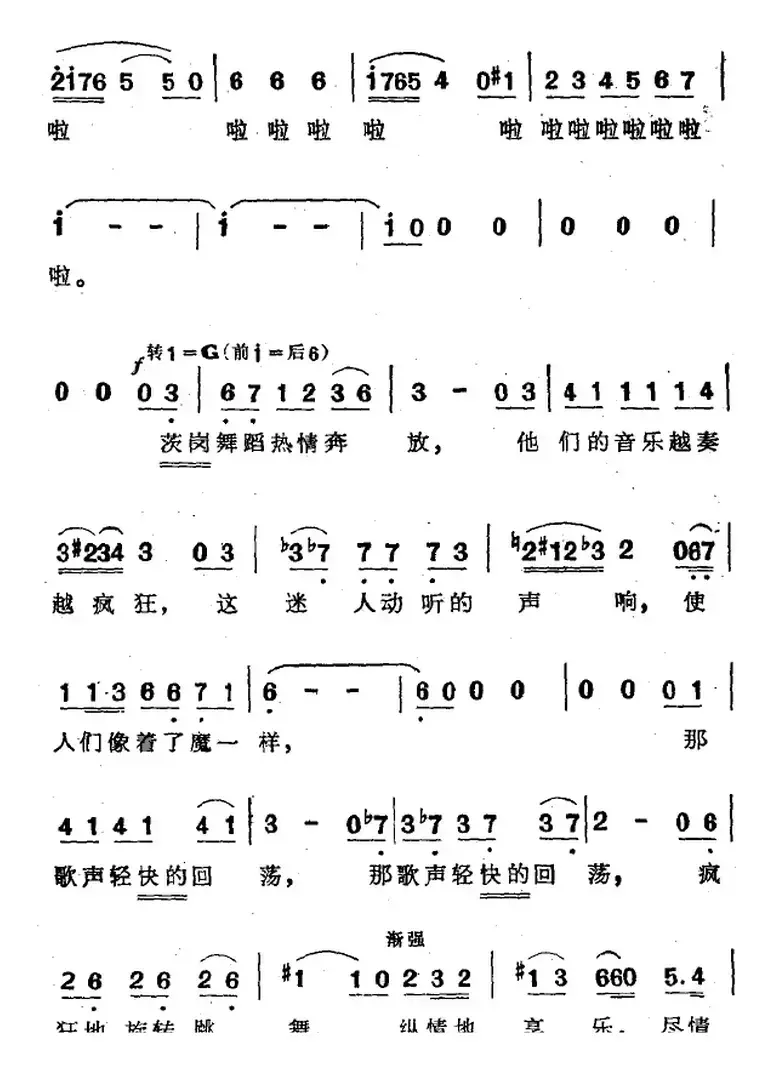 吉卜赛女郎之歌（选自歌剧《卡门》第二幕第一场）