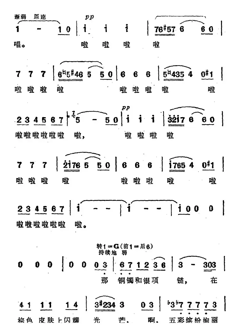 吉卜赛女郎之歌（选自歌剧《卡门》第二幕第一场）