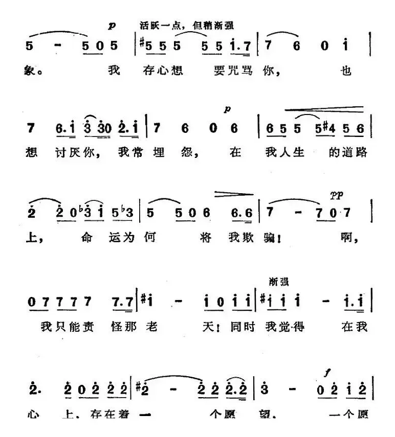 花之歌（选自歌剧《卡门》第二幕第四场）