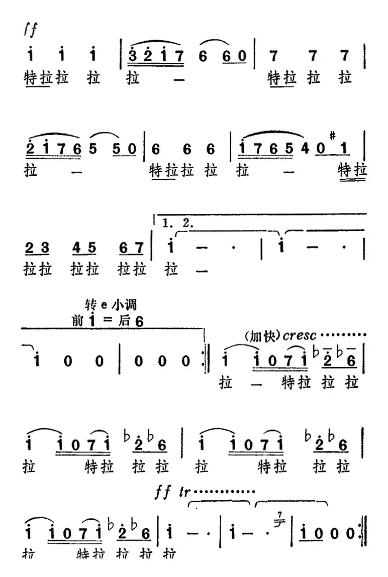 波西米亚之歌“听欢乐铃声响叮当”（选自歌剧《卡门》）