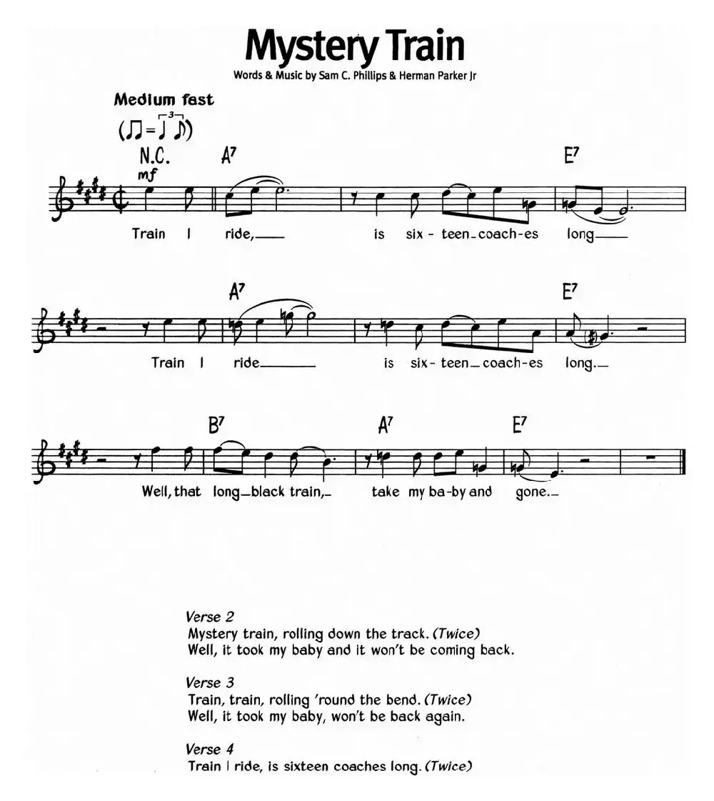 蓝调音乐：Mystery Train