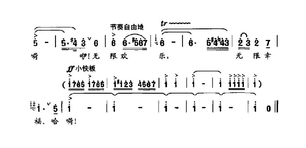 飞翔之歌（花腔女高音独唱）