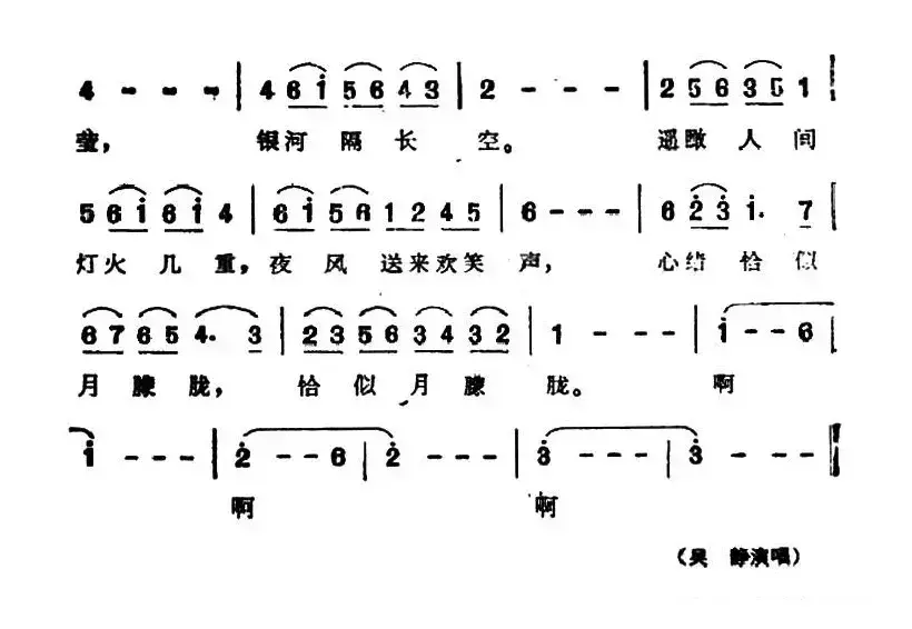 87版《西游记》歌曲集：嫦娥曲  